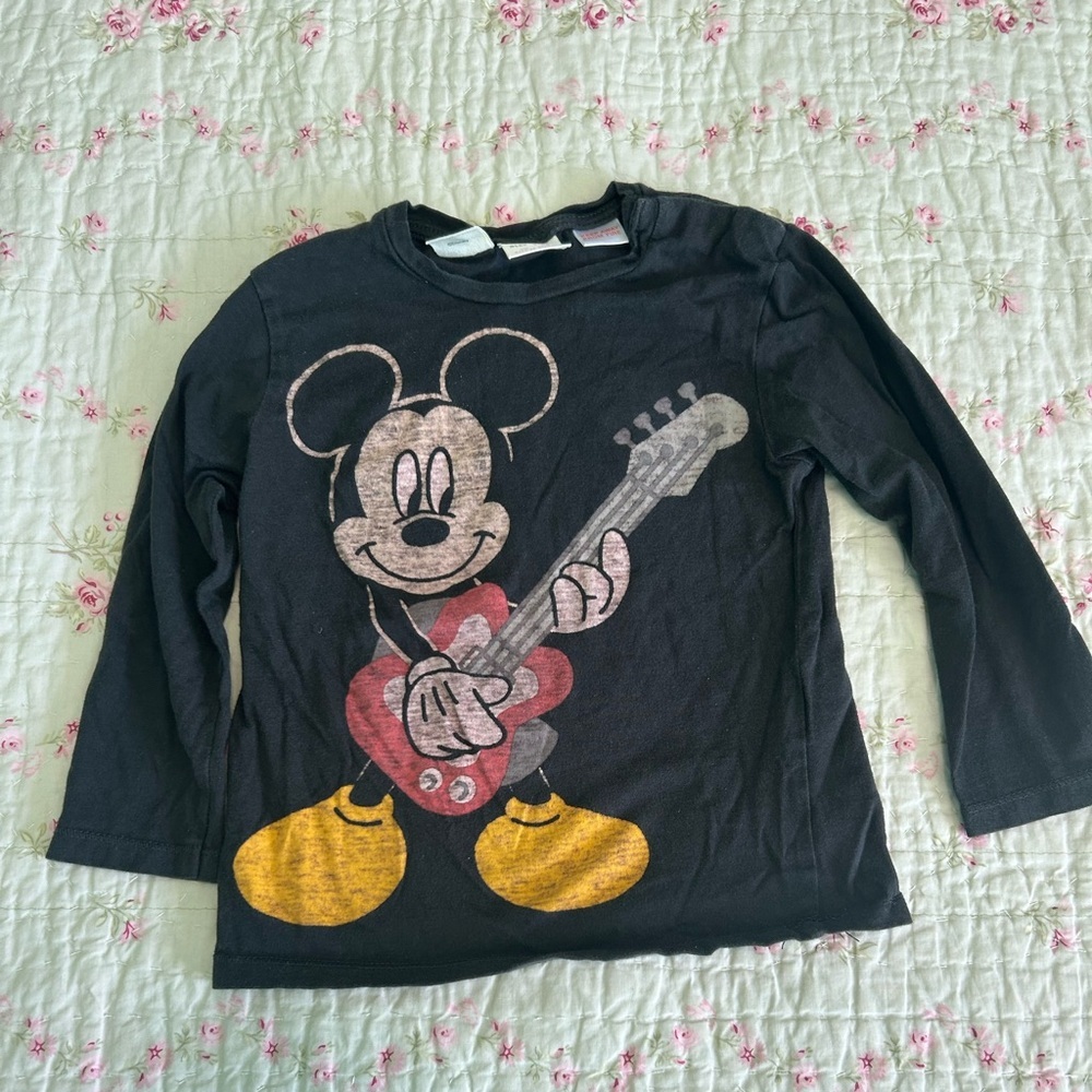 Zara Disney Mickey Mouse long Sleeve top size 18-24 months - Picture 4 of 5